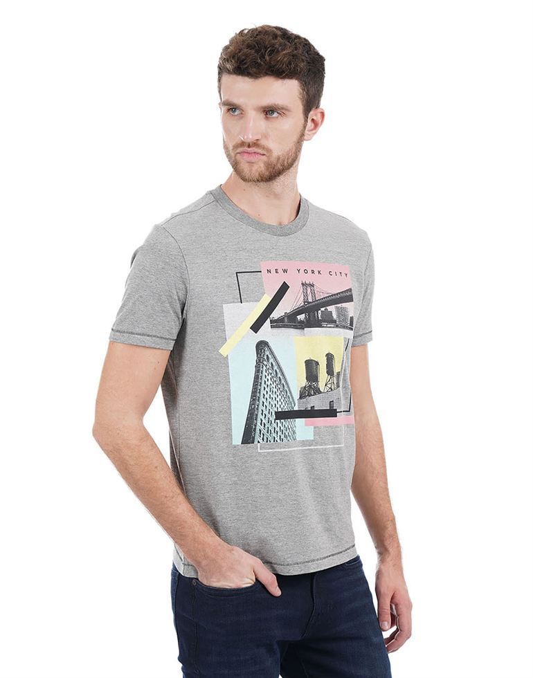 Aeropostale Casual Printed Men T-Shirt