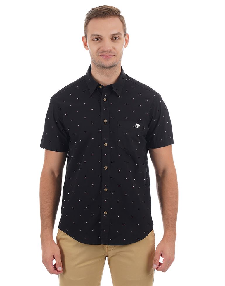 Aeropostale Men Casual Wear Printed Shirt