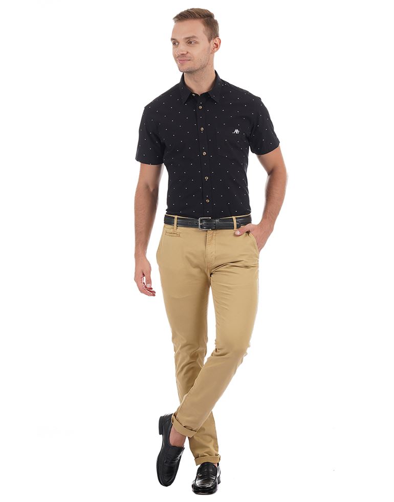 Aeropostale Men Casual Wear Printed Shirt