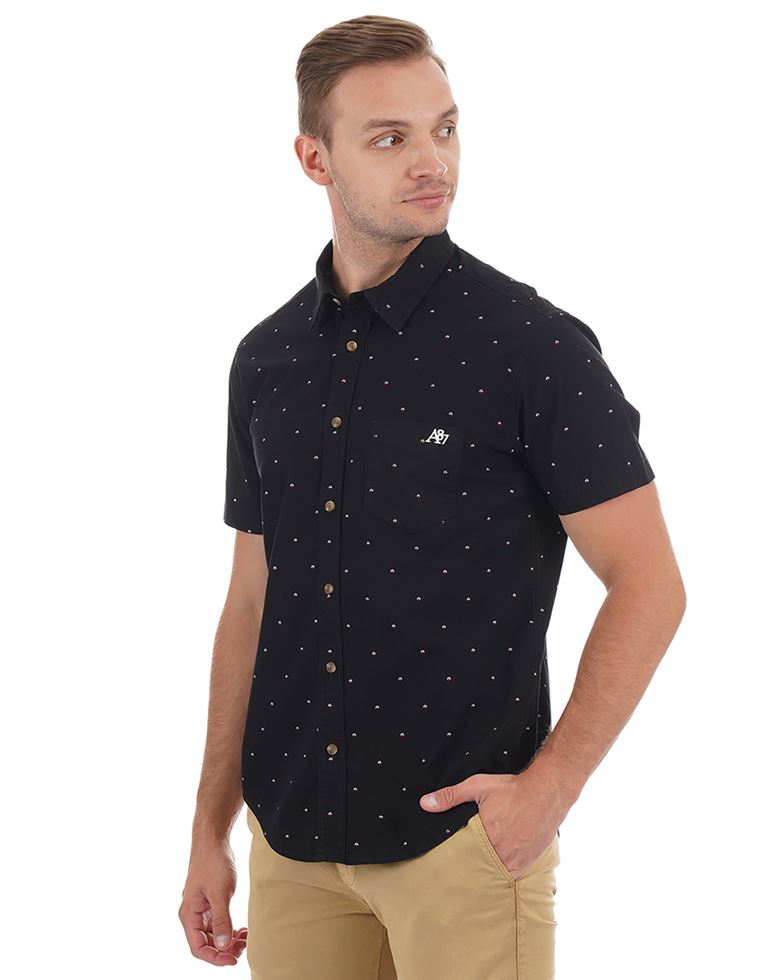 Aeropostale Men Casual Wear Printed Shirt