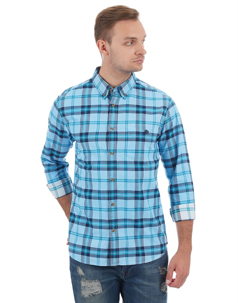 Aeropostale Men Casual Wear Checkered  Shirt