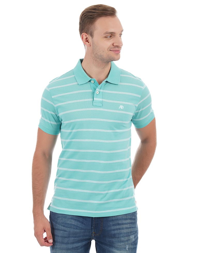 Aeropostale Men Casual Wear Striped  T-Shirt