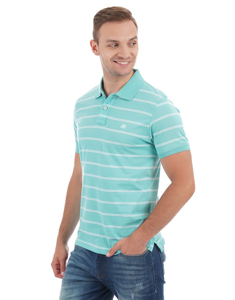 Aeropostale Men Casual Wear Striped  T-Shirt