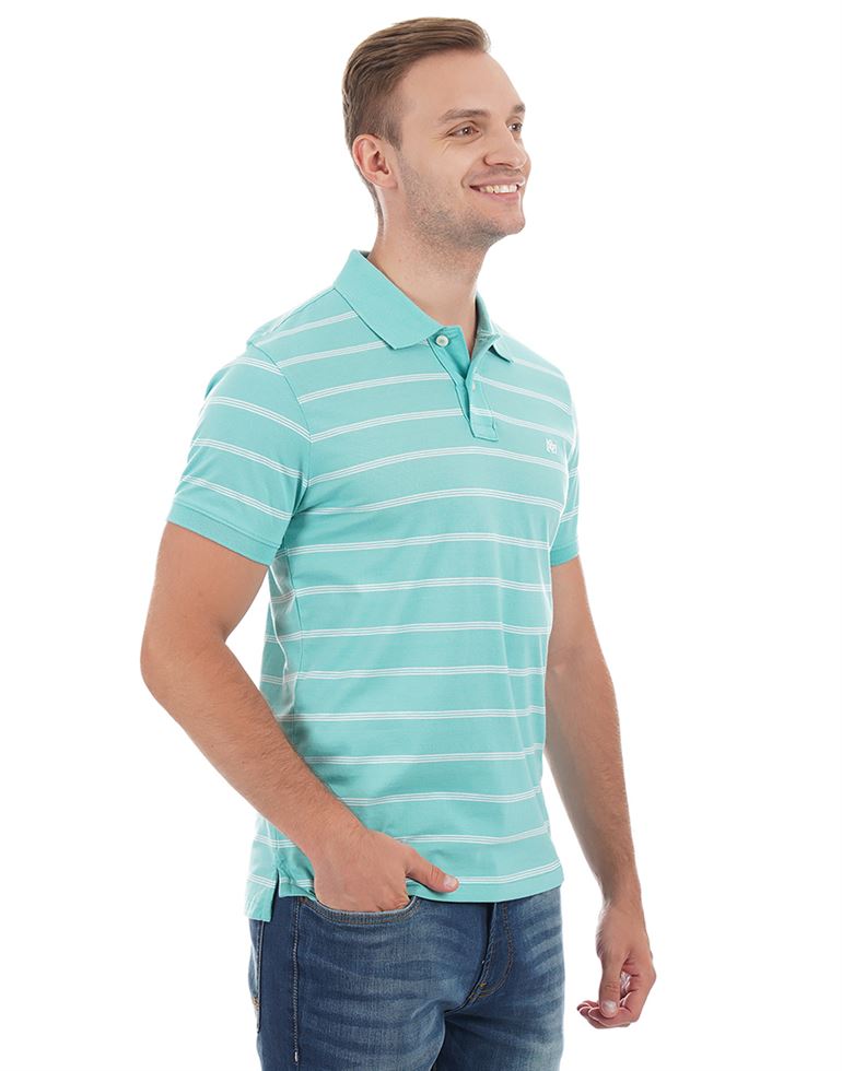 Aeropostale Men Casual Wear Striped  T-Shirt