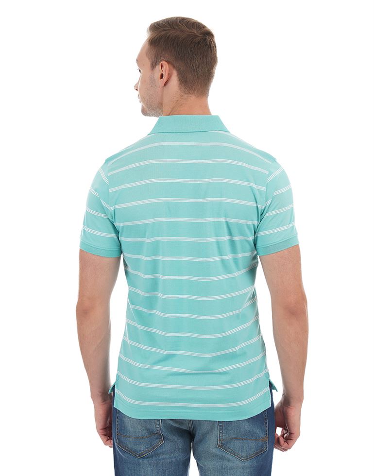 Aeropostale Men Casual Wear Striped  T-Shirt