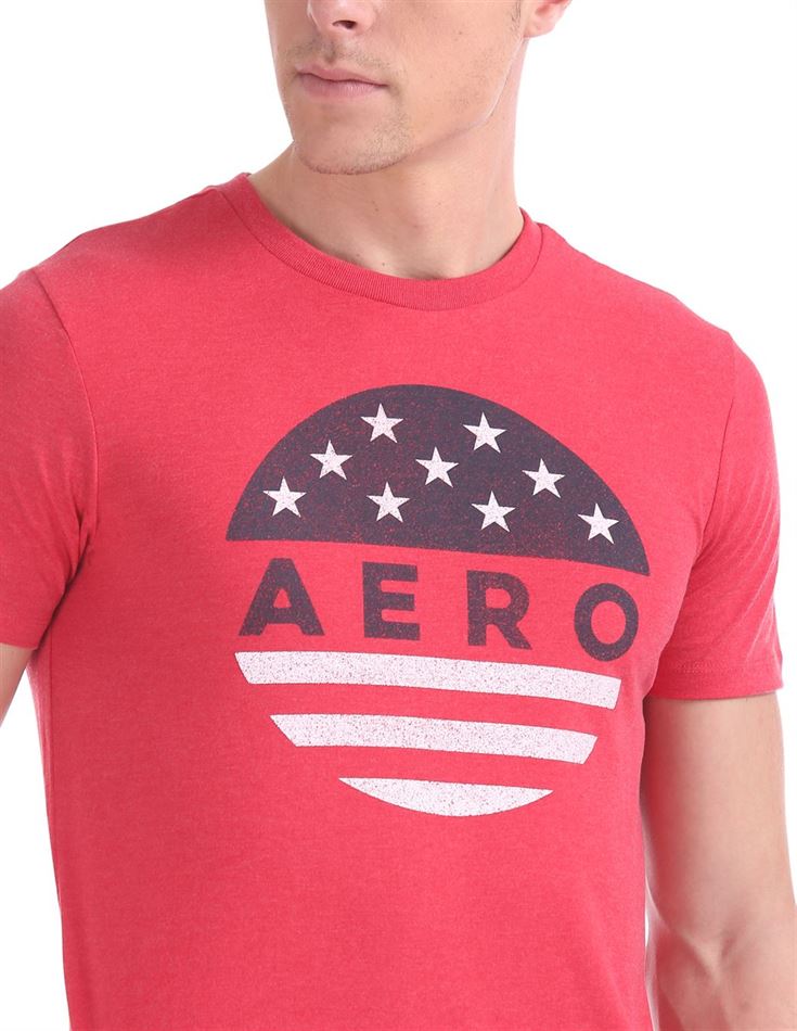 Aeropostale Men Casual Wear Graphic Print T-Shirt