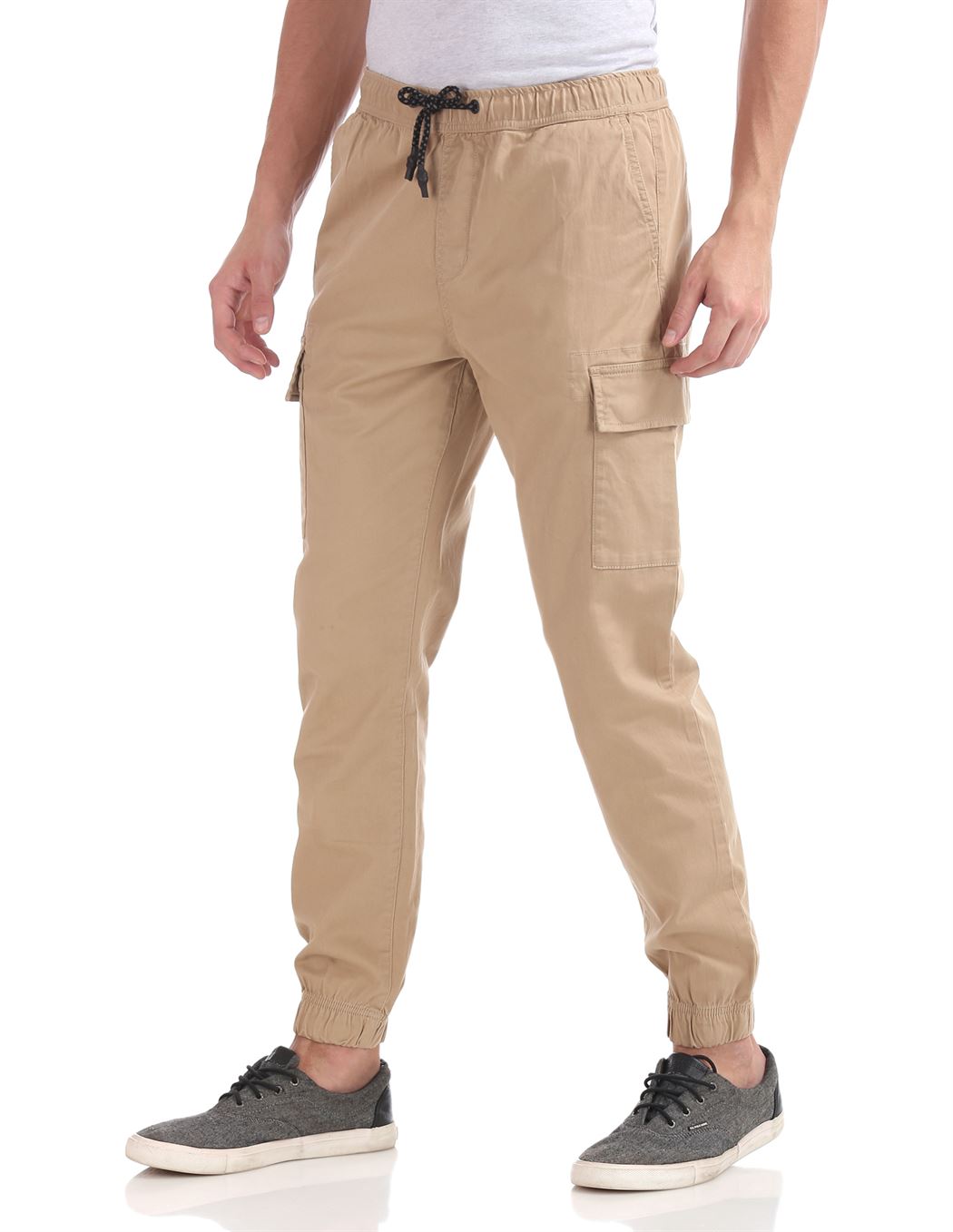 Aeropostale Men Casual Wear Solid Trouser