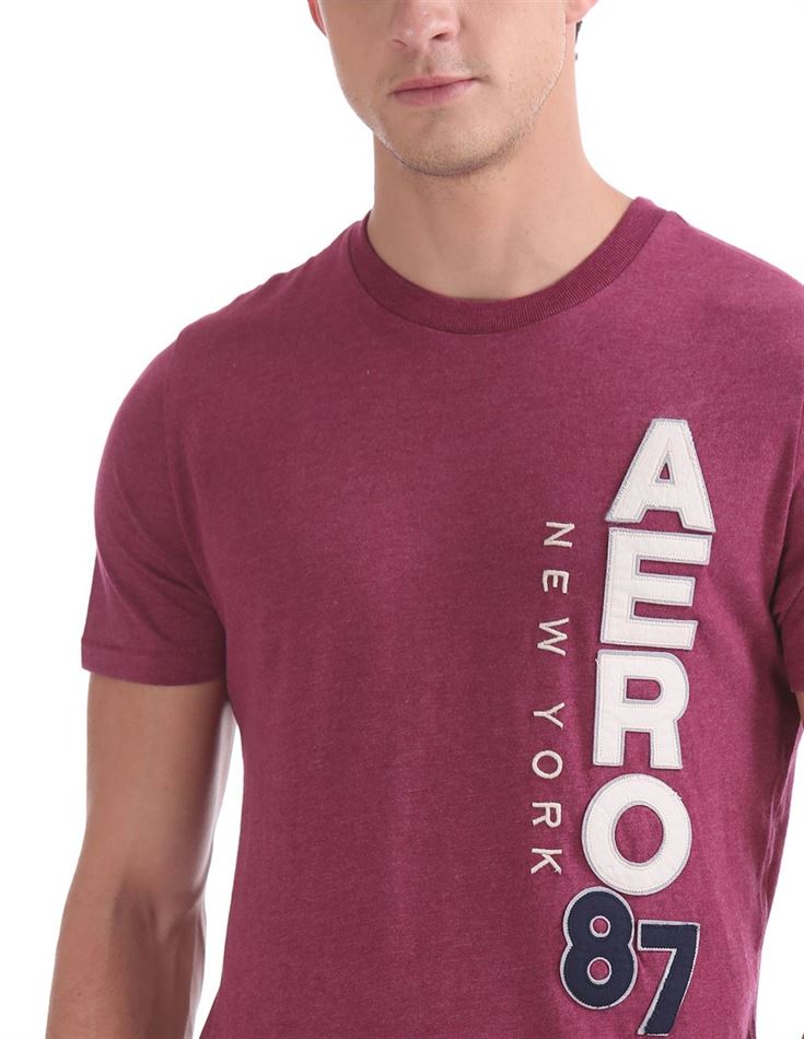 Aeropostale Men Casual Wear Printed T-Shirt