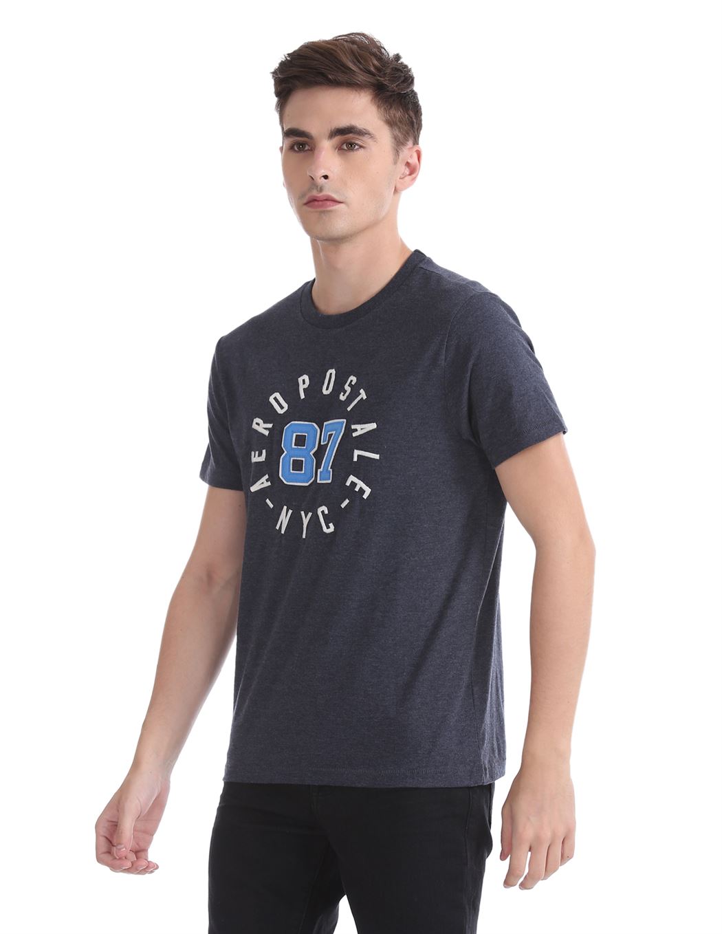 Aeropostale Men Casual Wear Printed T-Shirt