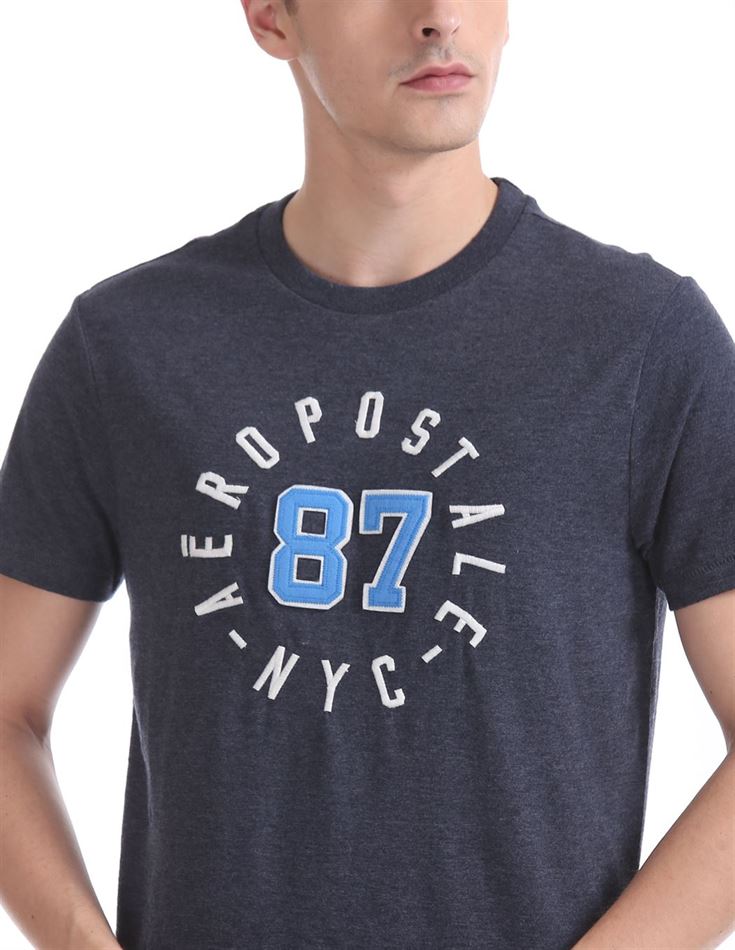 Aeropostale Men Casual Wear Printed T-Shirt