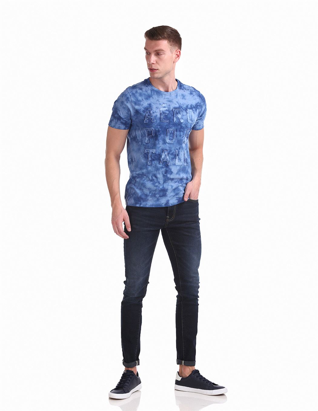 Aeropostale Men Casual Wear Printed T-Shirt