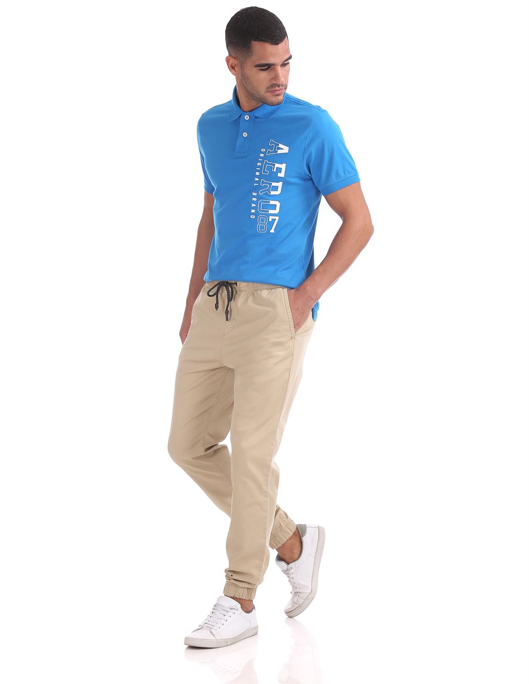 Aeropostale Men Casual Wear Solid Trouser