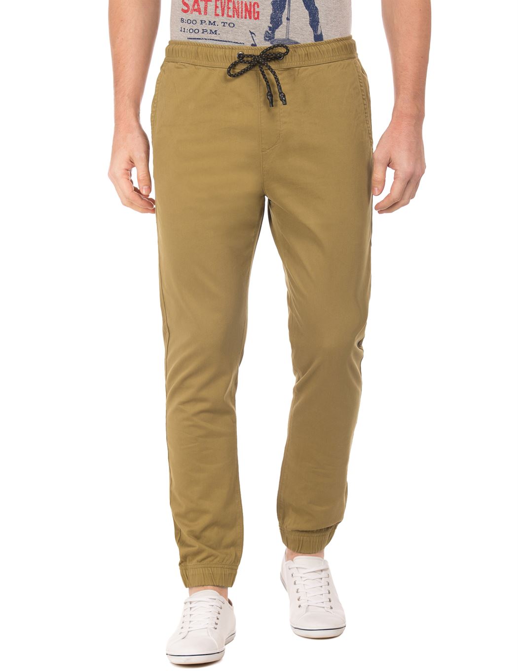 Aeropostale Men Casual Wear Solid Trouser