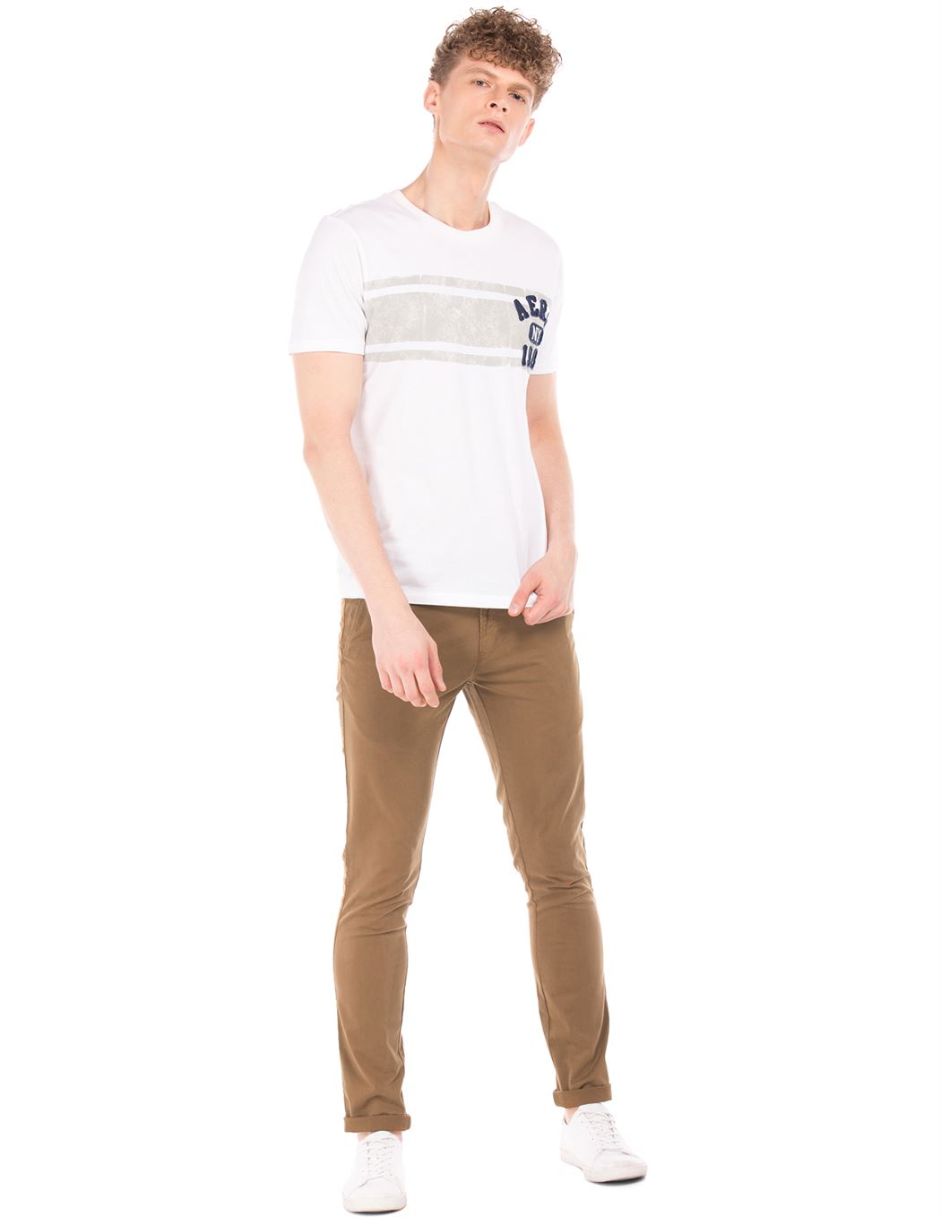 Aeropostale Men Casual Wear Solid Trouser