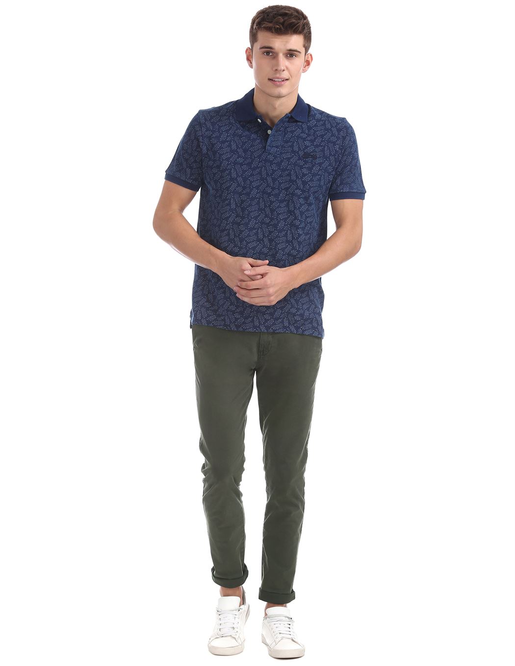 Aeropostale Men Casual Wear Solid Trouser