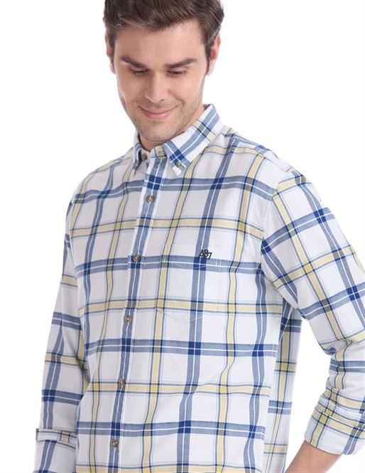 Aeropostale Men Casual Wear Checkered Shirt