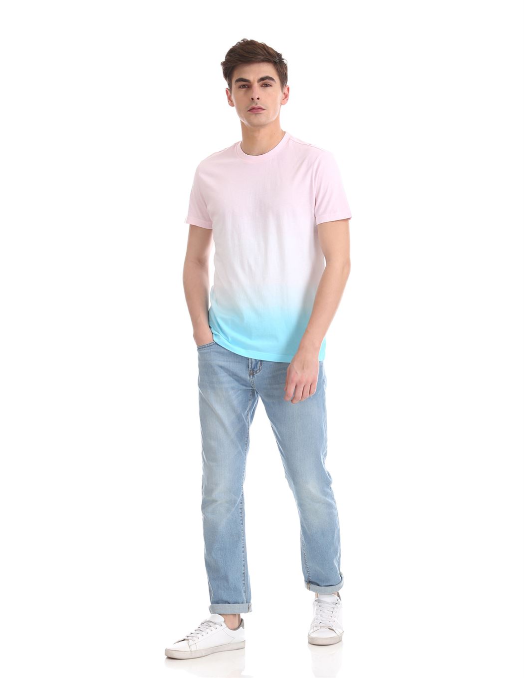 Aeropostale Men Casual Wear Solid T-Shirt