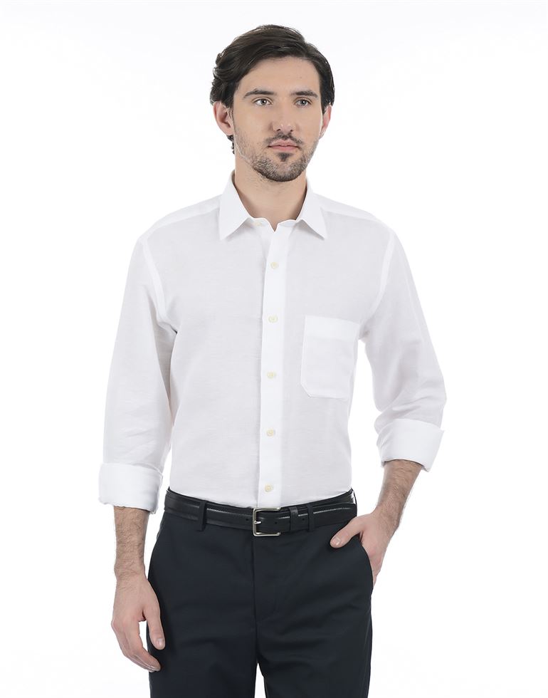 Arrow Men Solid Formal Wear Shirt