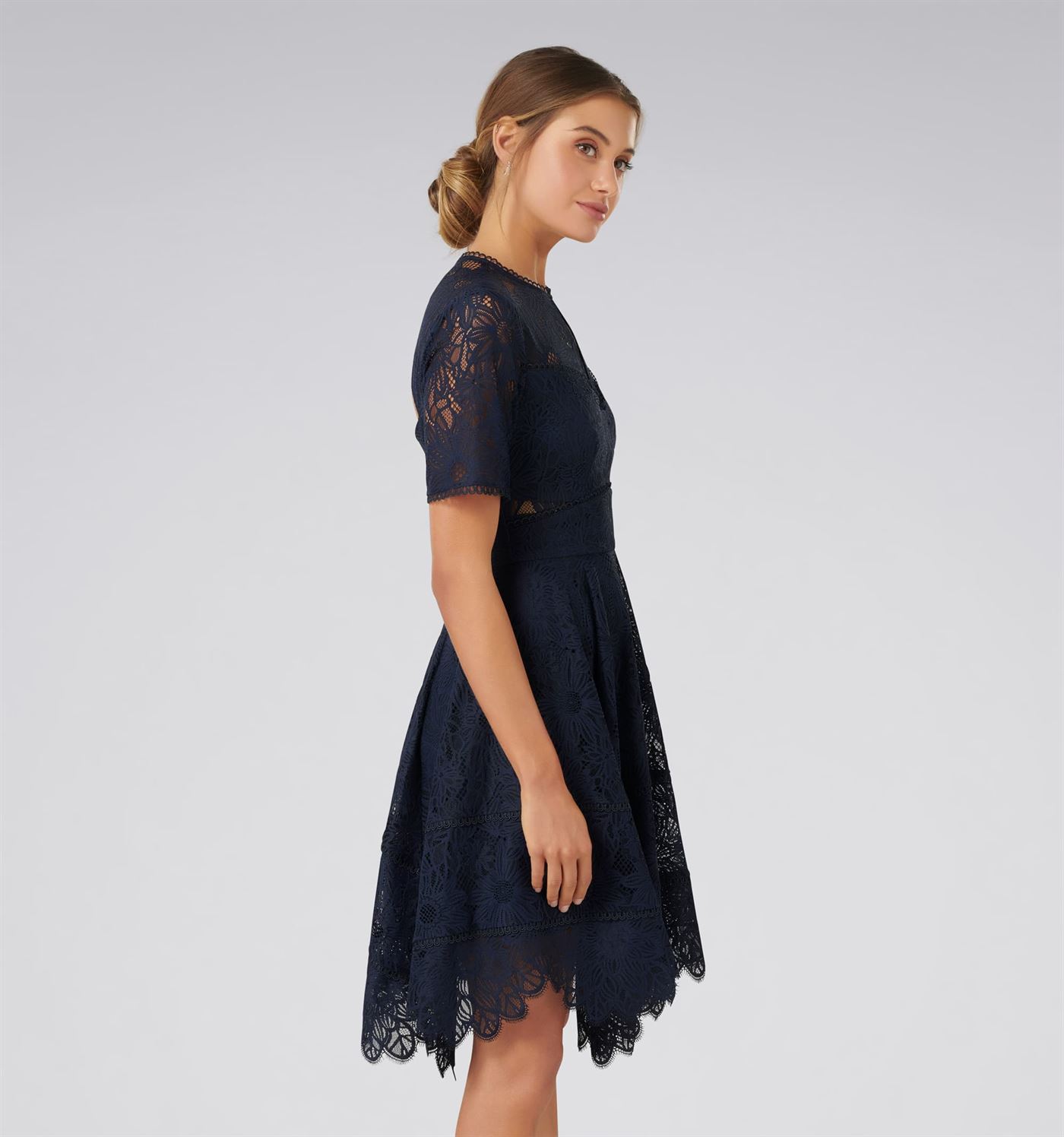 forever new navy blue lace dress