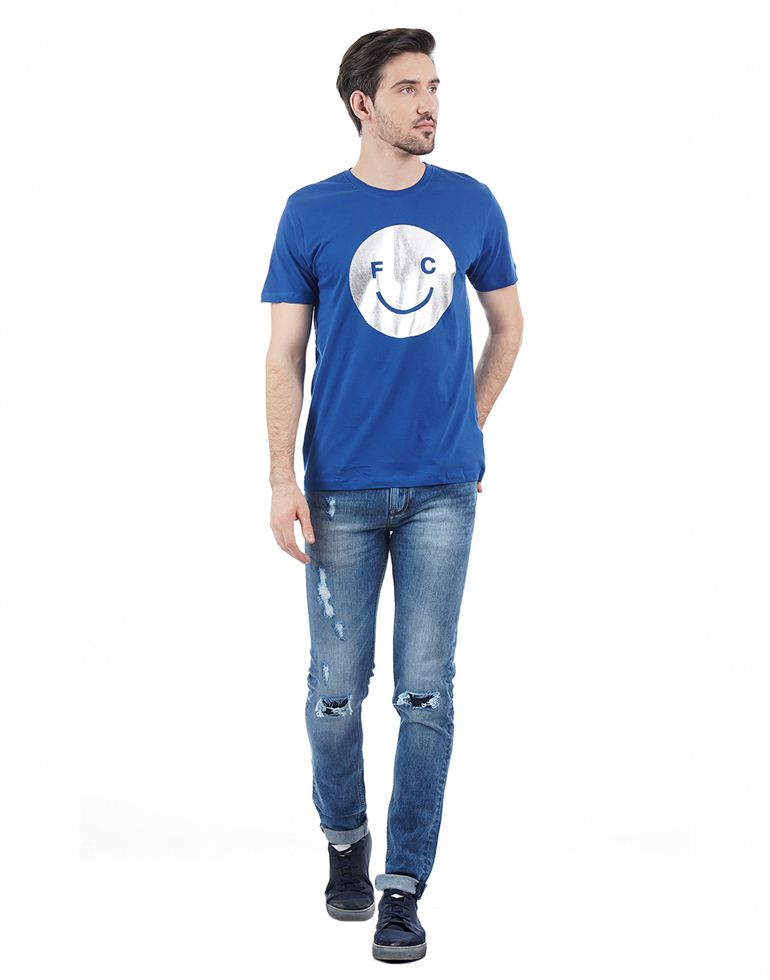 French Connection Men Casual Wear Printed T-Shirt