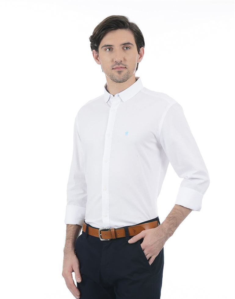 French Connection Men Casual Wear Solid Shirt