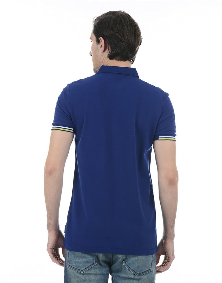 French Connection Men Casual Wear Solid Polo T-Shirt