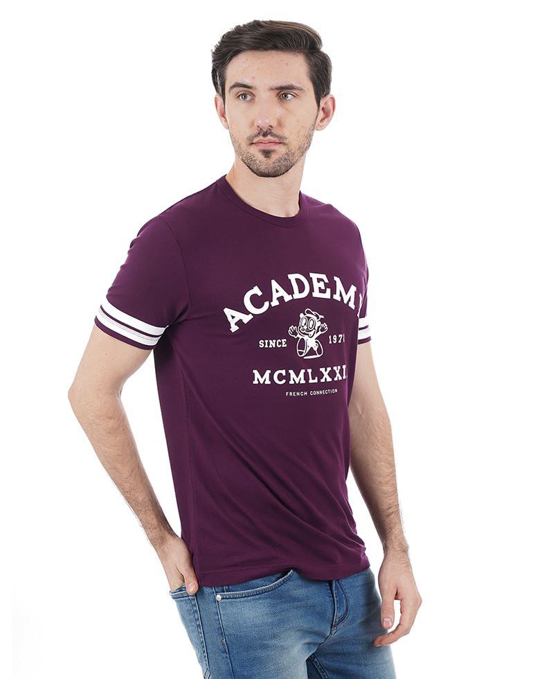 French Connection Men Casual Wear Printed T-Shirt