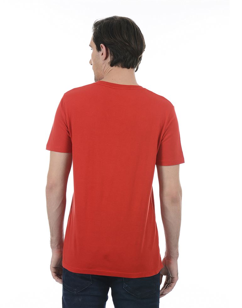 French Connection Men Casual Wear Solid T-Shirt