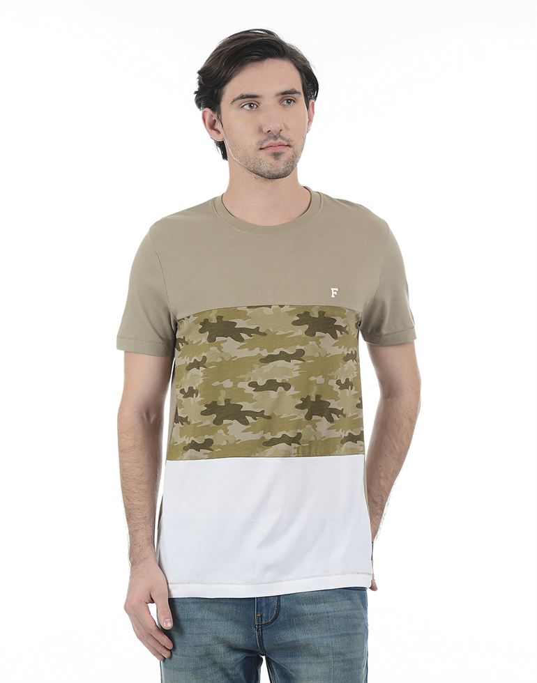 French Connection Men Casual Wear Printed T-Shirt