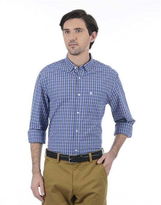 French Connection Men Casual Wear Checkered Shirt