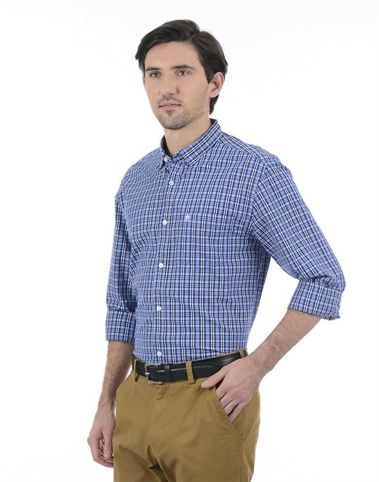 French Connection Men Casual Wear Checkered Shirt