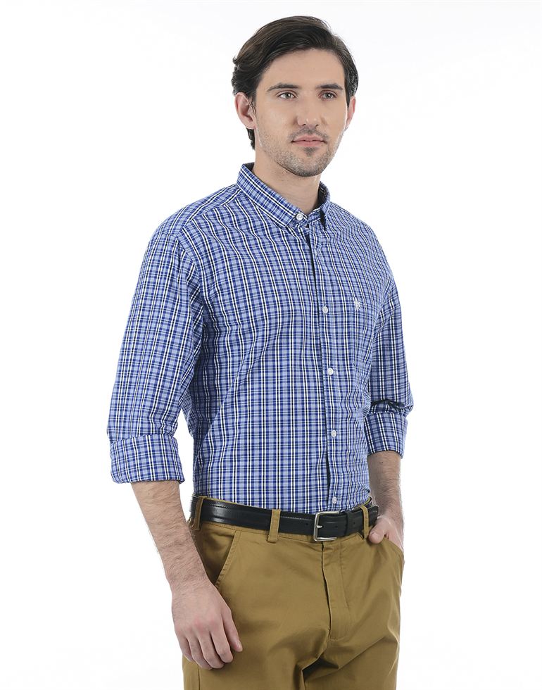 French Connection Men Casual Wear Checkered Shirt