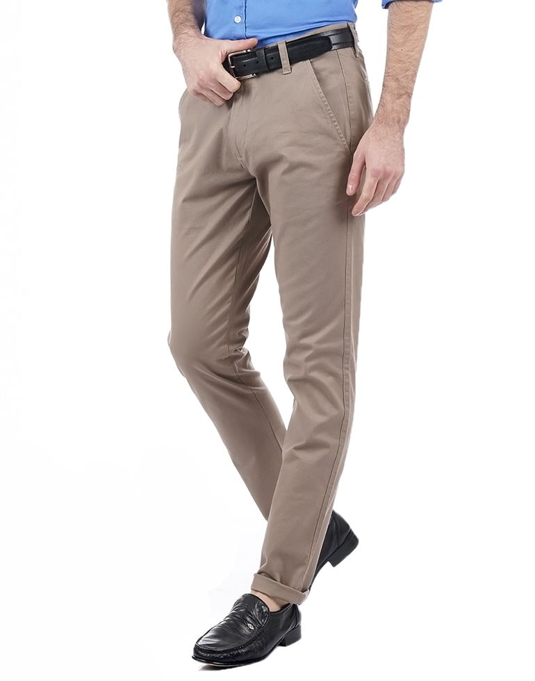 French Connection Men Casual Wear Solid Trouser