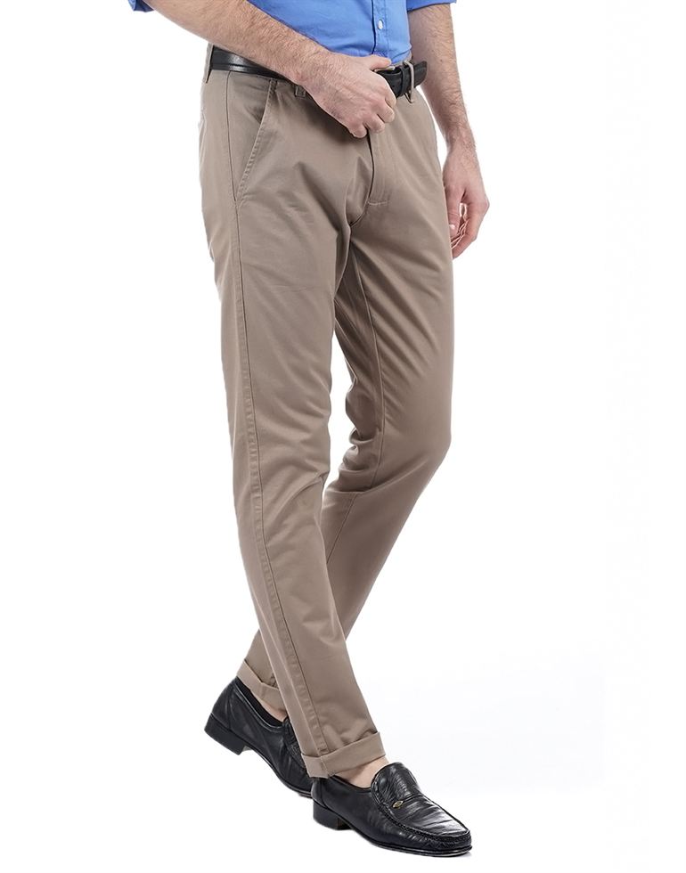 French Connection Men Casual Wear Solid Trouser