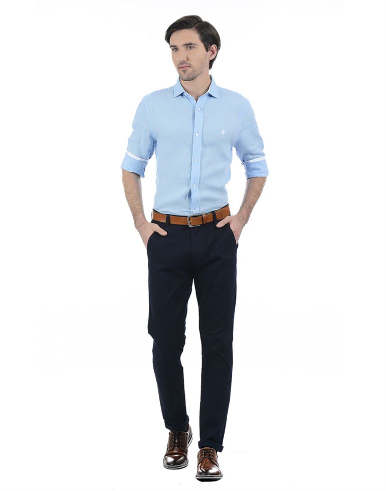 French Connection Men Casual Wear Solid Shirt