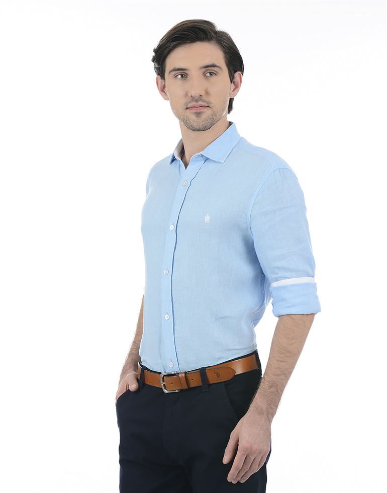 French Connection Men Casual Wear Solid Shirt