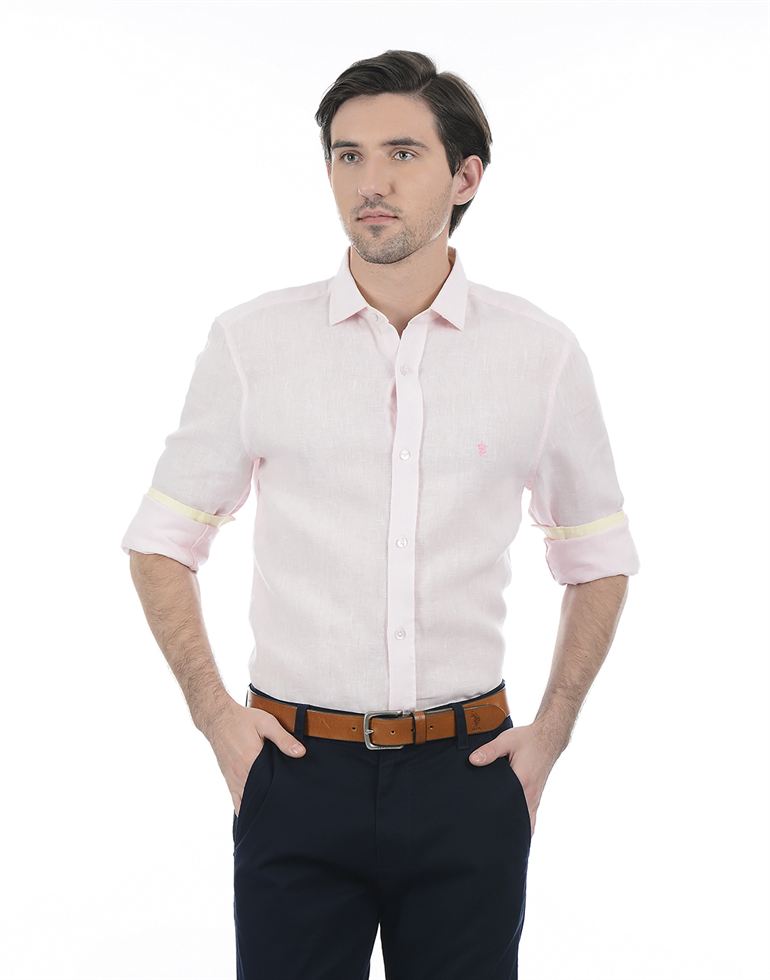 French Connection Men Casual Wear Solid Shirt