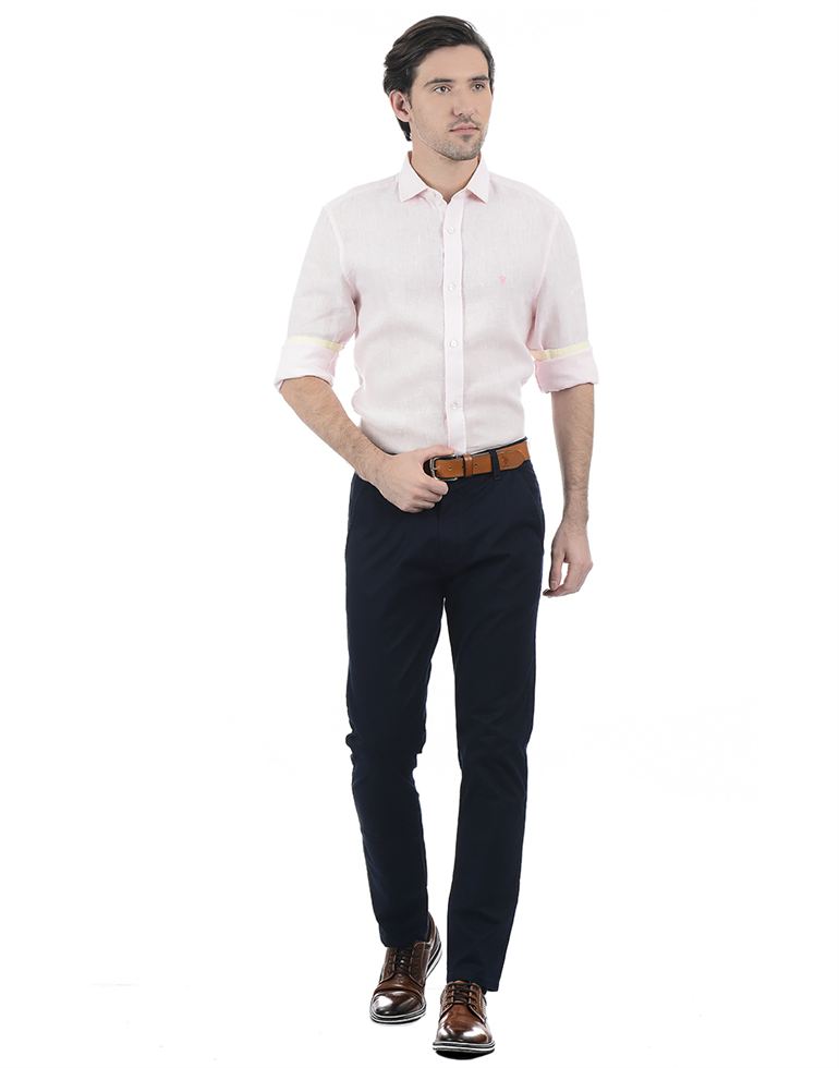 French Connection Men Casual Wear Solid Shirt