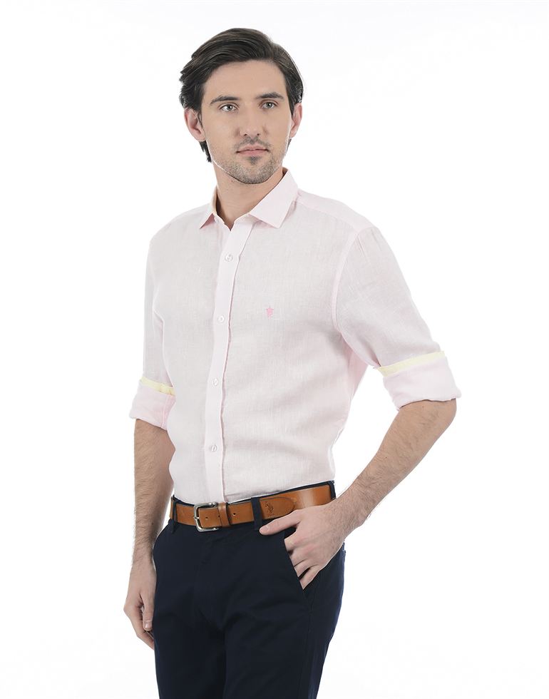 French Connection Men Casual Wear Solid Shirt