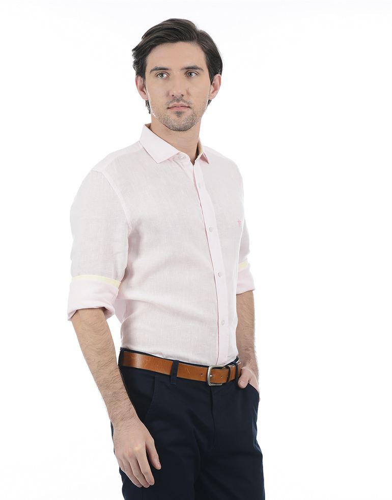 French Connection Men Casual Wear Solid Shirt