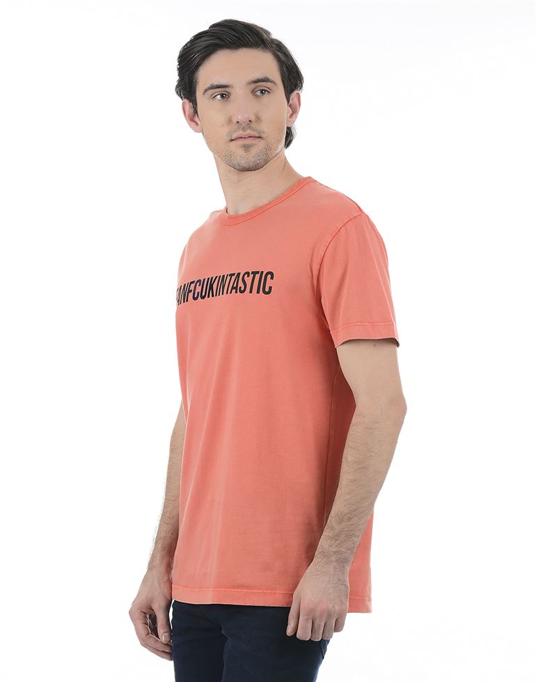 French Connection Men Casual Wear Printed T-Shirt