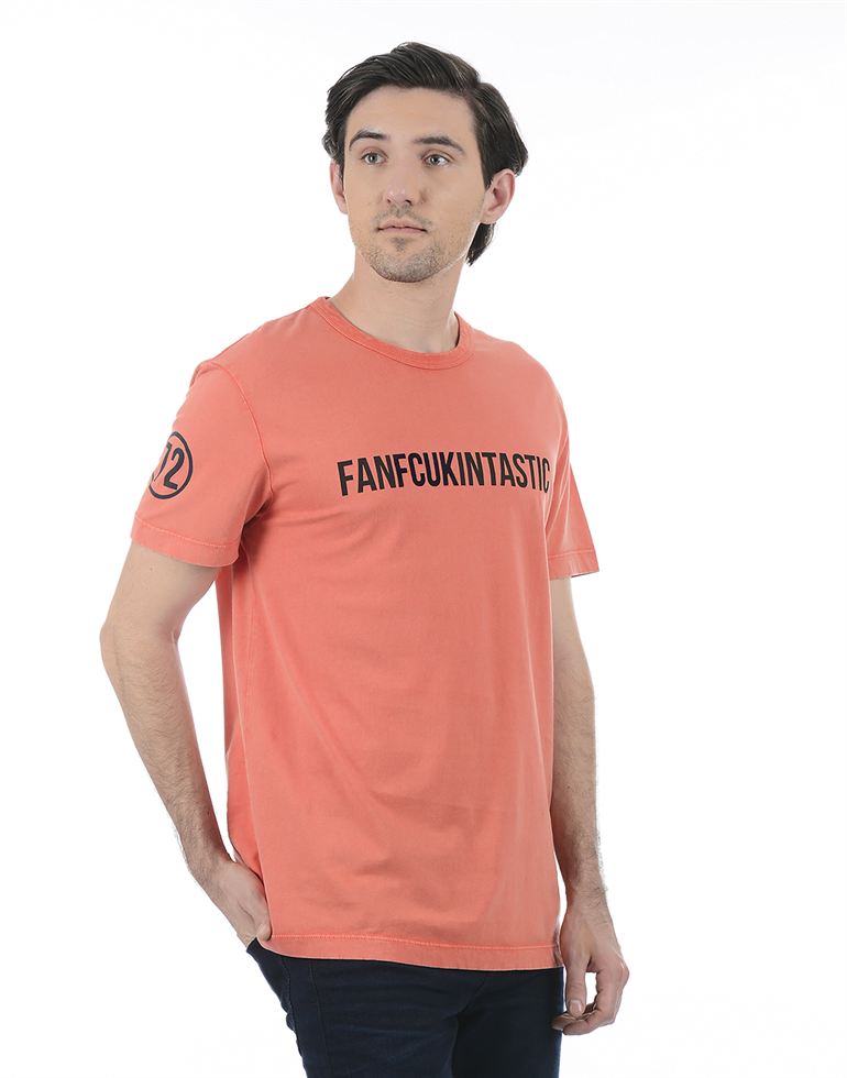 French Connection Men Casual Wear Printed T-Shirt