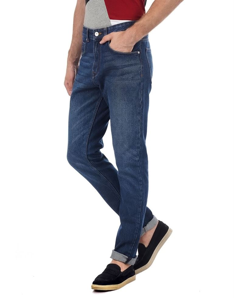 French Connection Men Casual Wear Solid Jeans