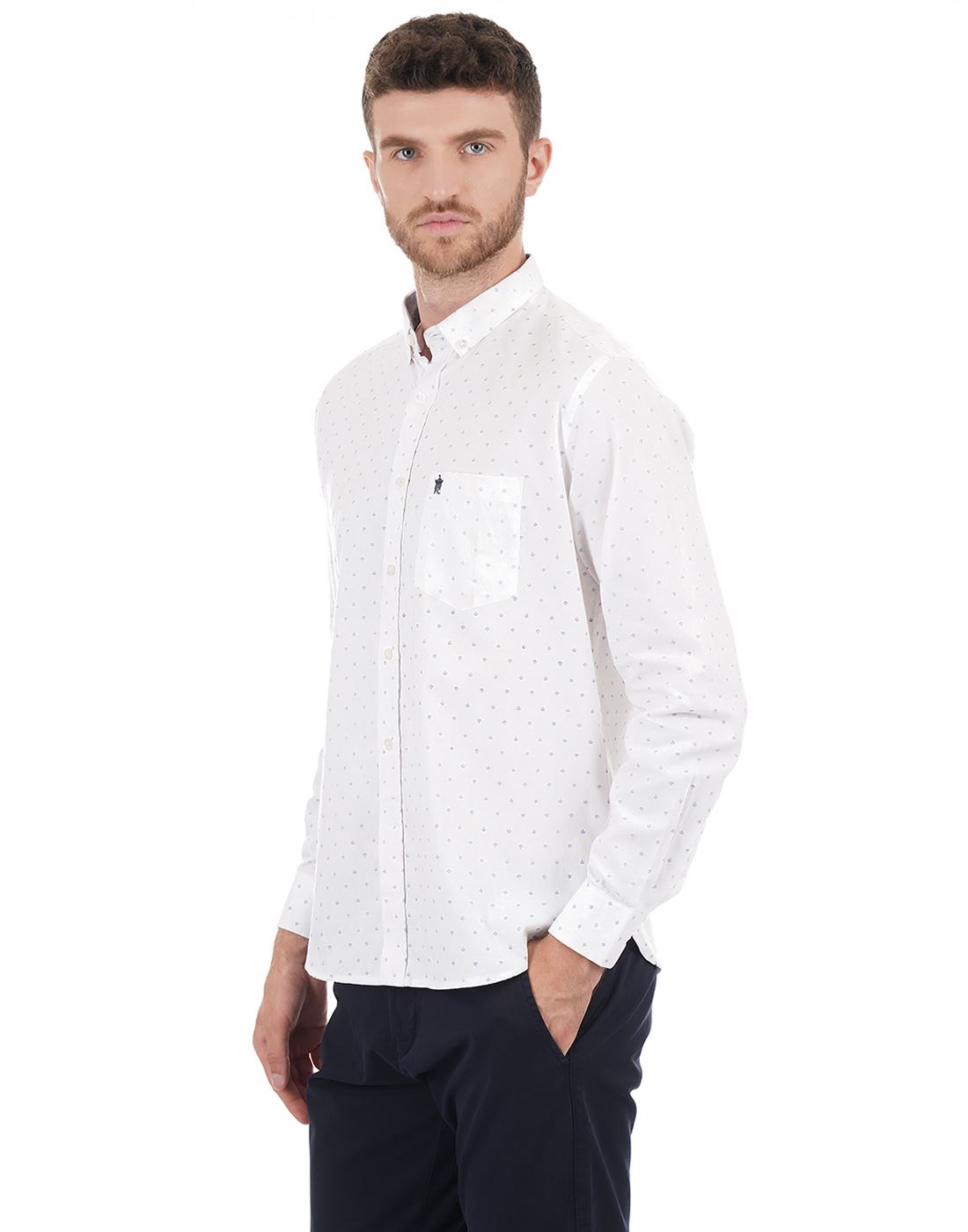 French Connection Men Casual Wear Printed Shirt