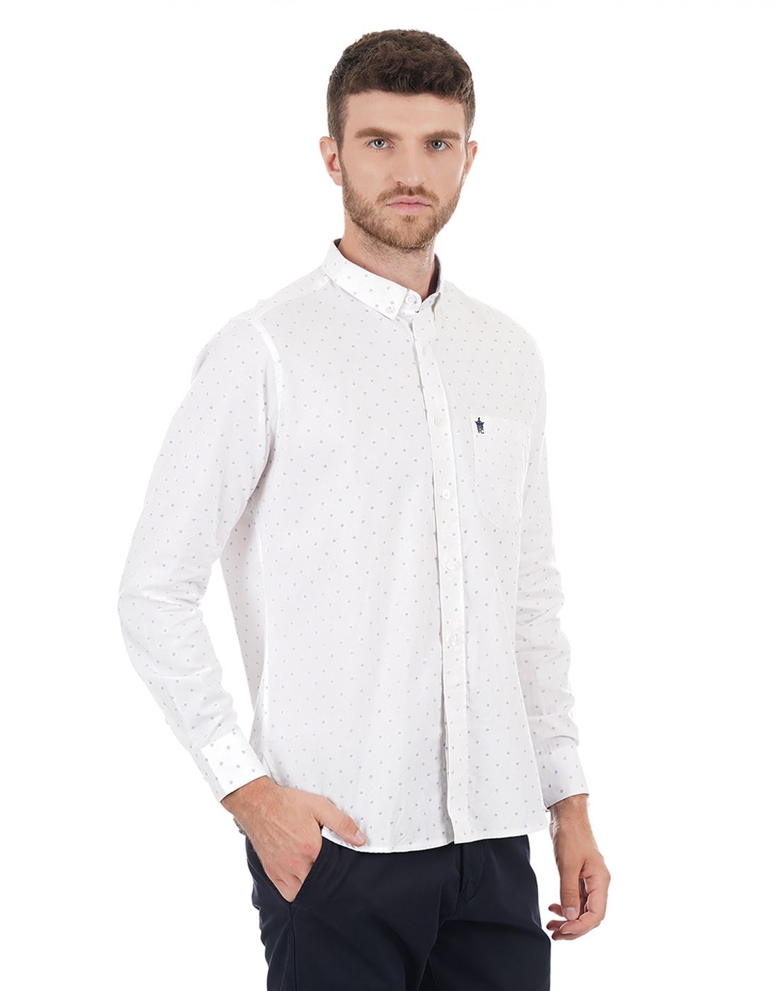 French Connection Men Casual Wear Printed Shirt