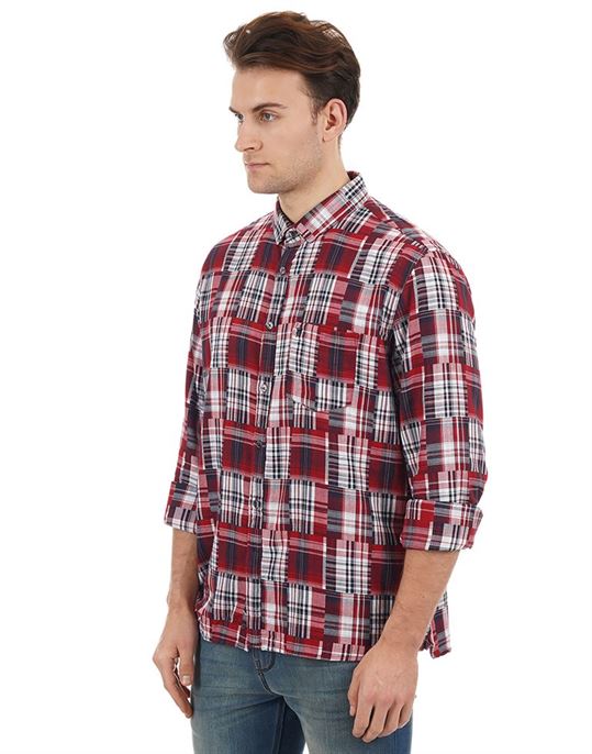 French Connection Casual Wear Checkered Men Shirt