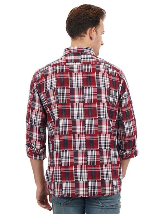 French Connection Casual Wear Checkered Men Shirt