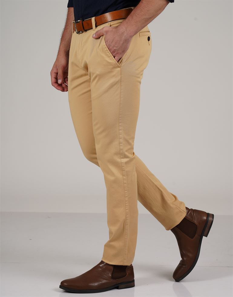 French Connection Men Casual Wear Solid Trouser