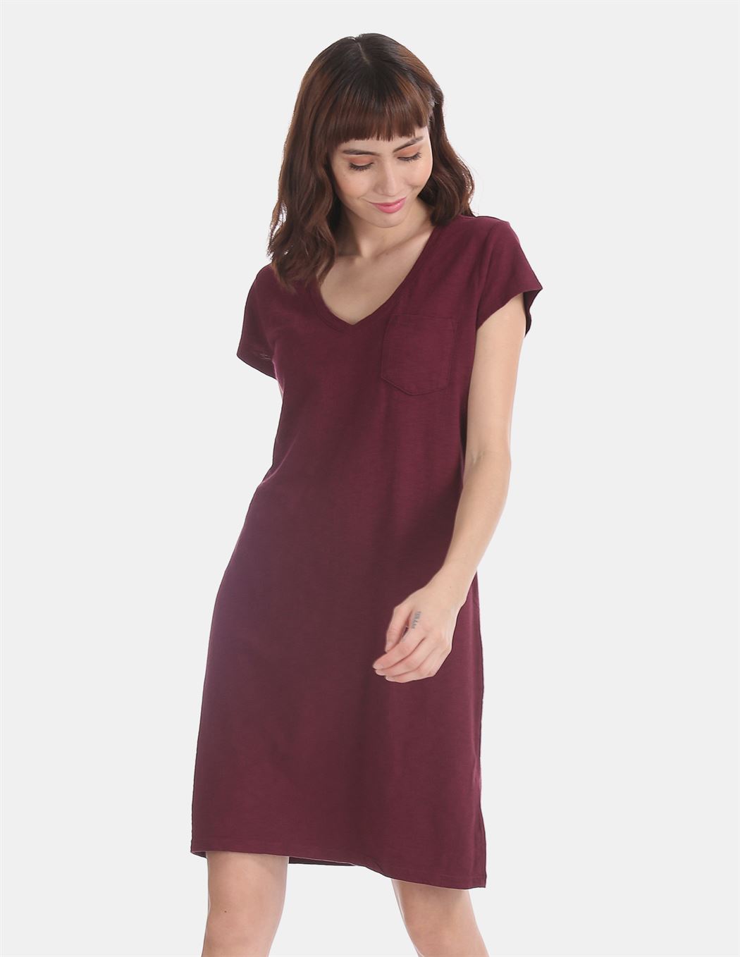 gap maroon dress