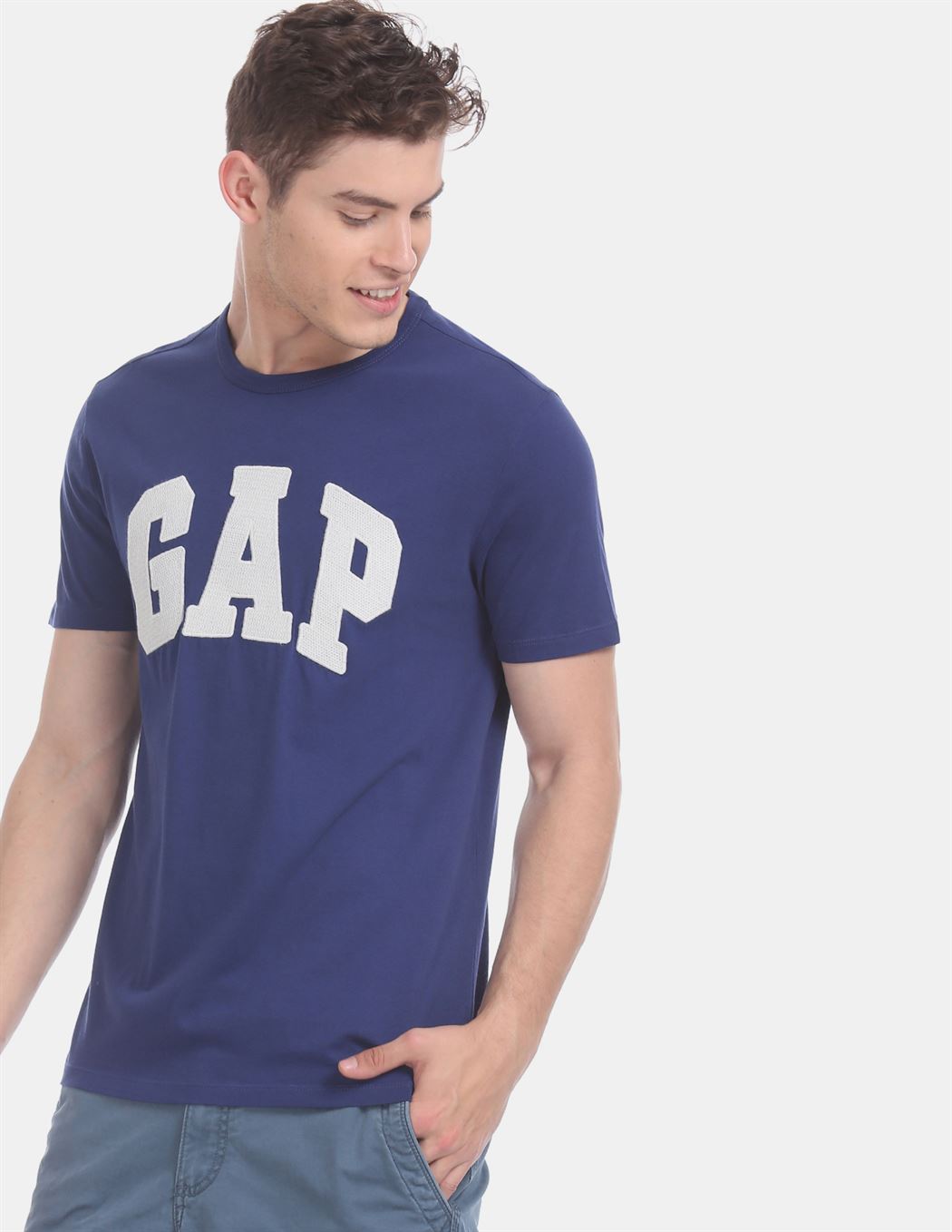 gap blue shirt